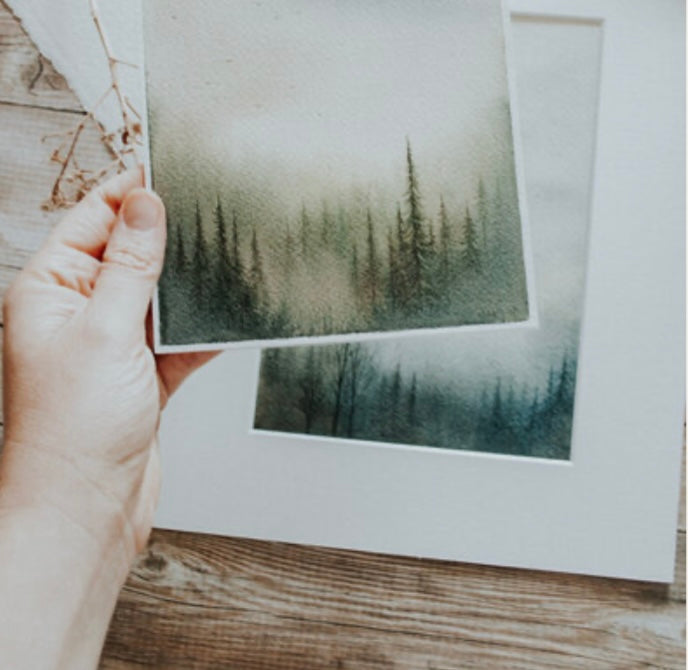Moody Watercolor Landscape Workshop (Ages 18+)